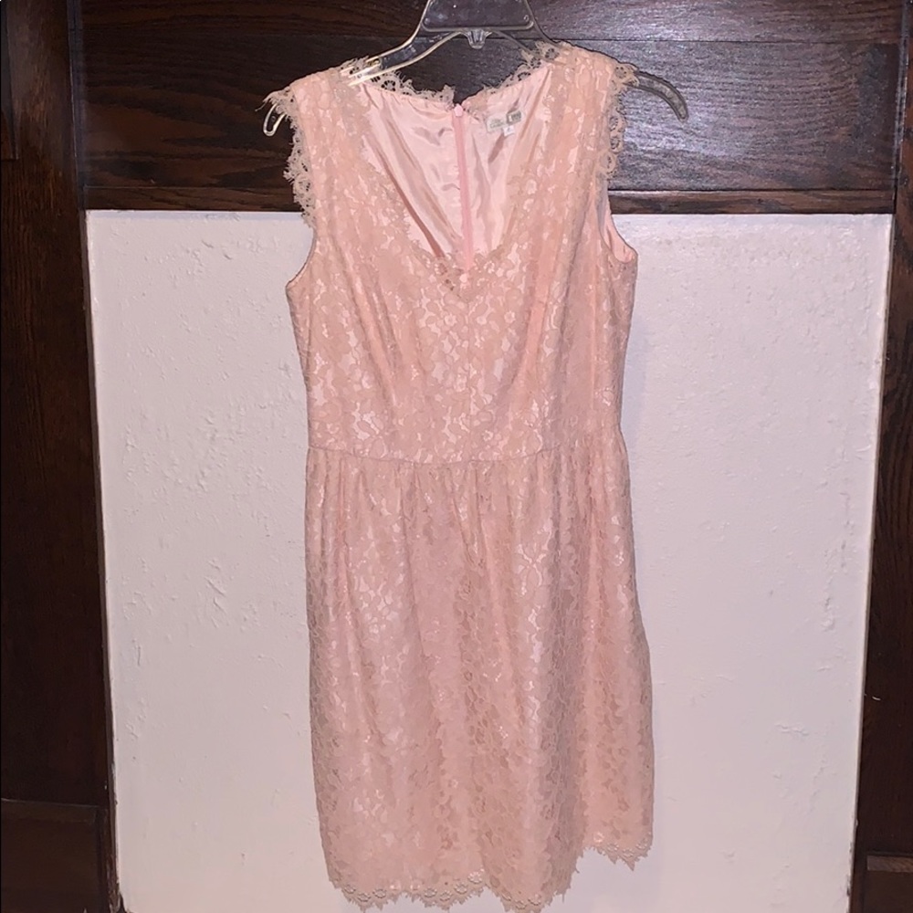 Light pink lace Shoshanna dress